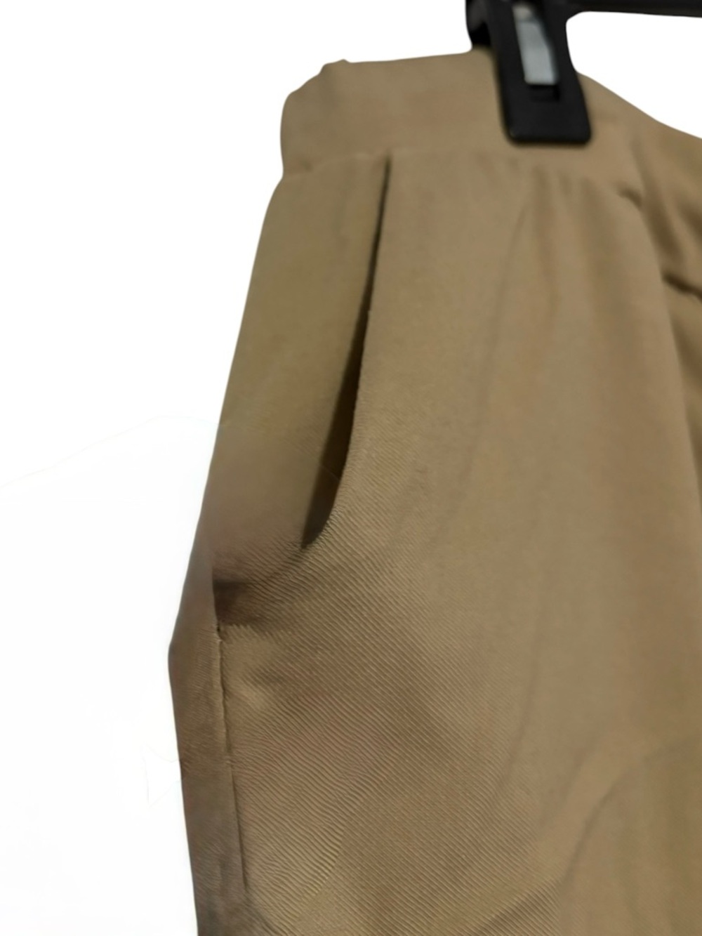 Women’s Casual Drawstring Pants - Tan - Picture 3 of 4